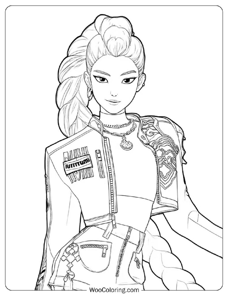 40 KPop Demon Hunters Coloring Pages Free PDF To Print Woo Coloring