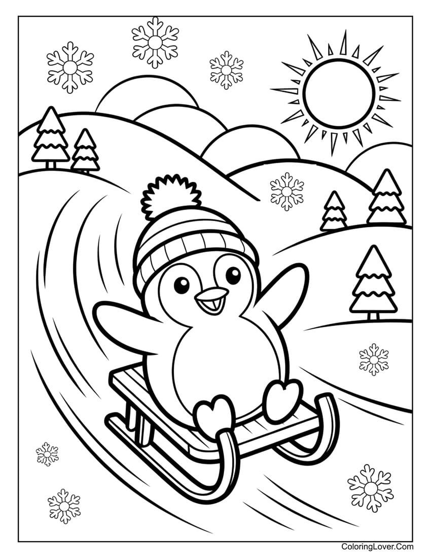 40 Penguin Coloring Pages Free Printables For All Ages