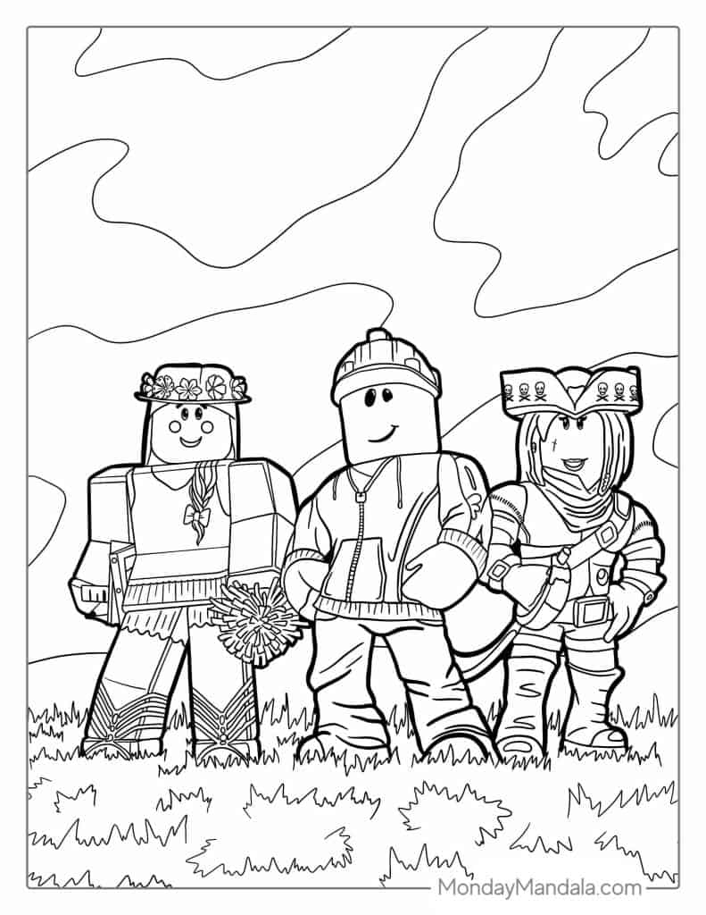 40 Roblox Coloring Pages Free PDF Printables 
