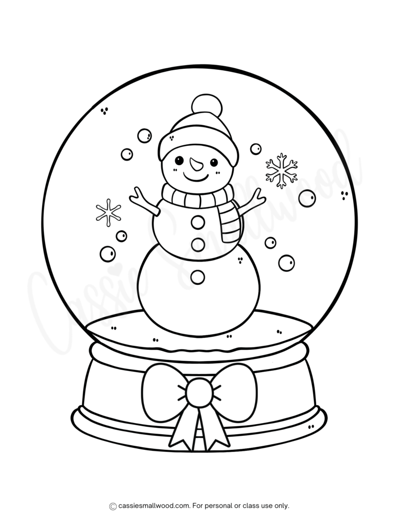 41 AWESOME Snowman Coloring Pages Cassie Smallwood