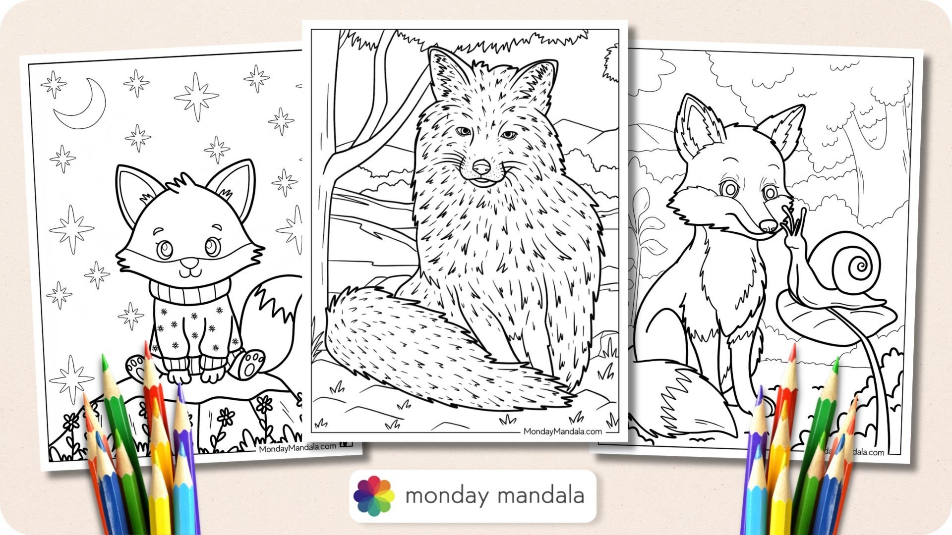 41 Fox Coloring Pages Free PDF Printables 