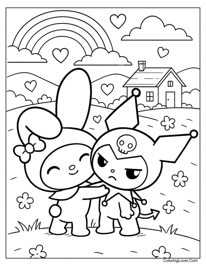 41 Kuromi Coloring Pages Free Printables For All Ages