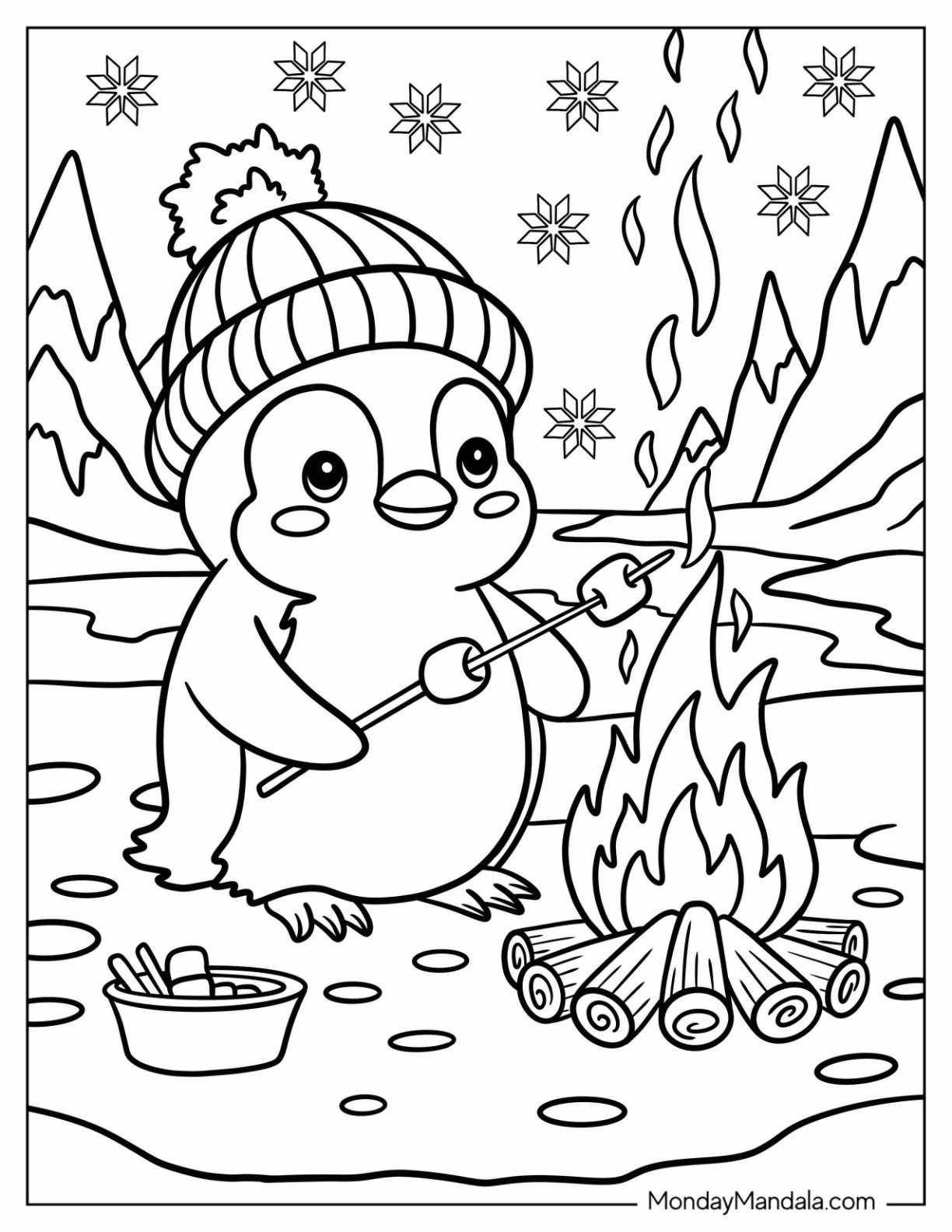 41 Penguin Coloring Pages Free PDF Printables
