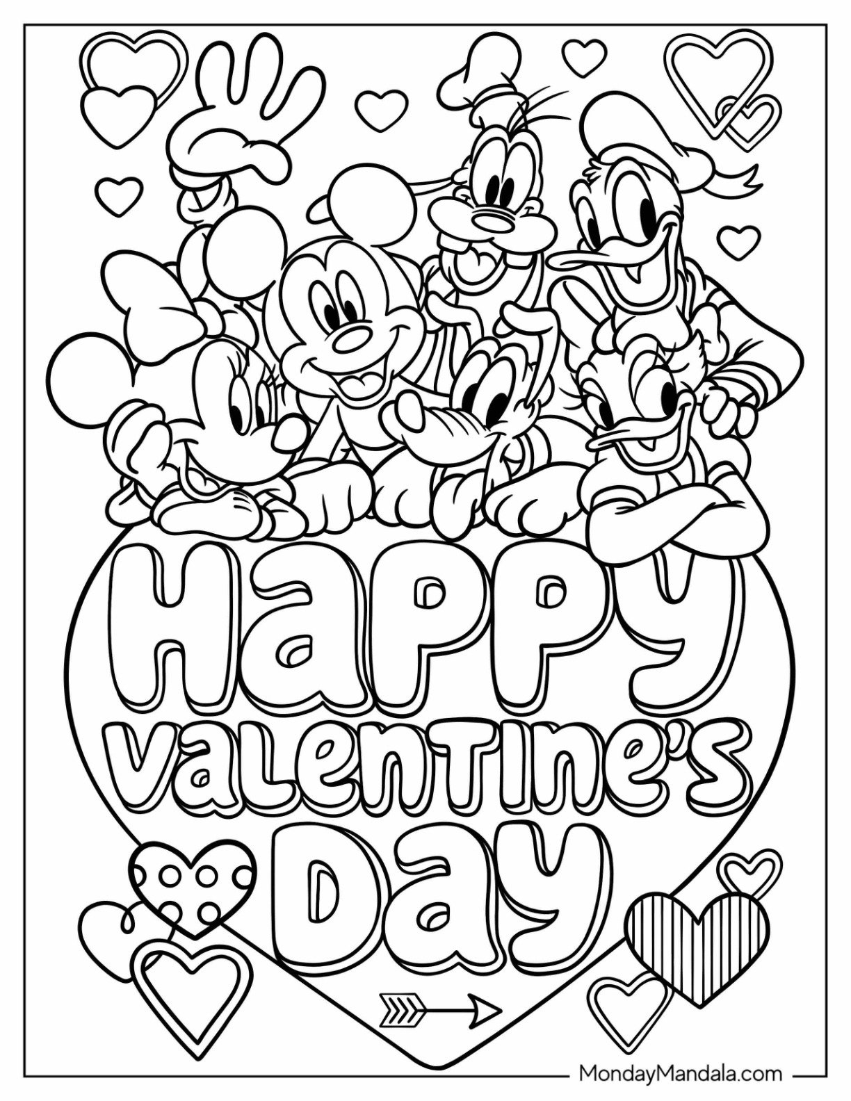 41 Valentine s Day Coloring Pages Free PDF Printables