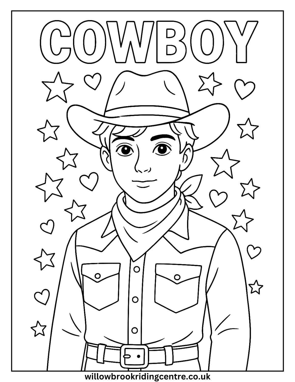 42 Cowboy And Western Coloring Pages Free PDF Printables 