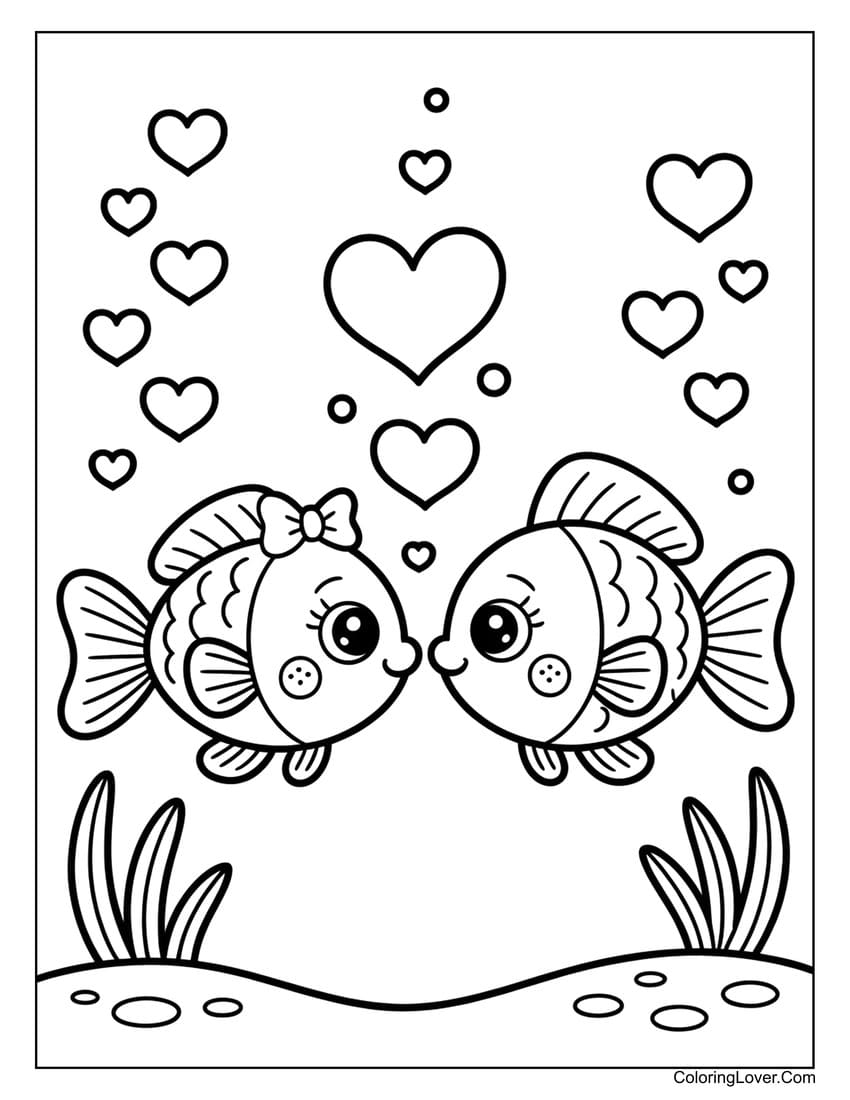 fish coloring pages