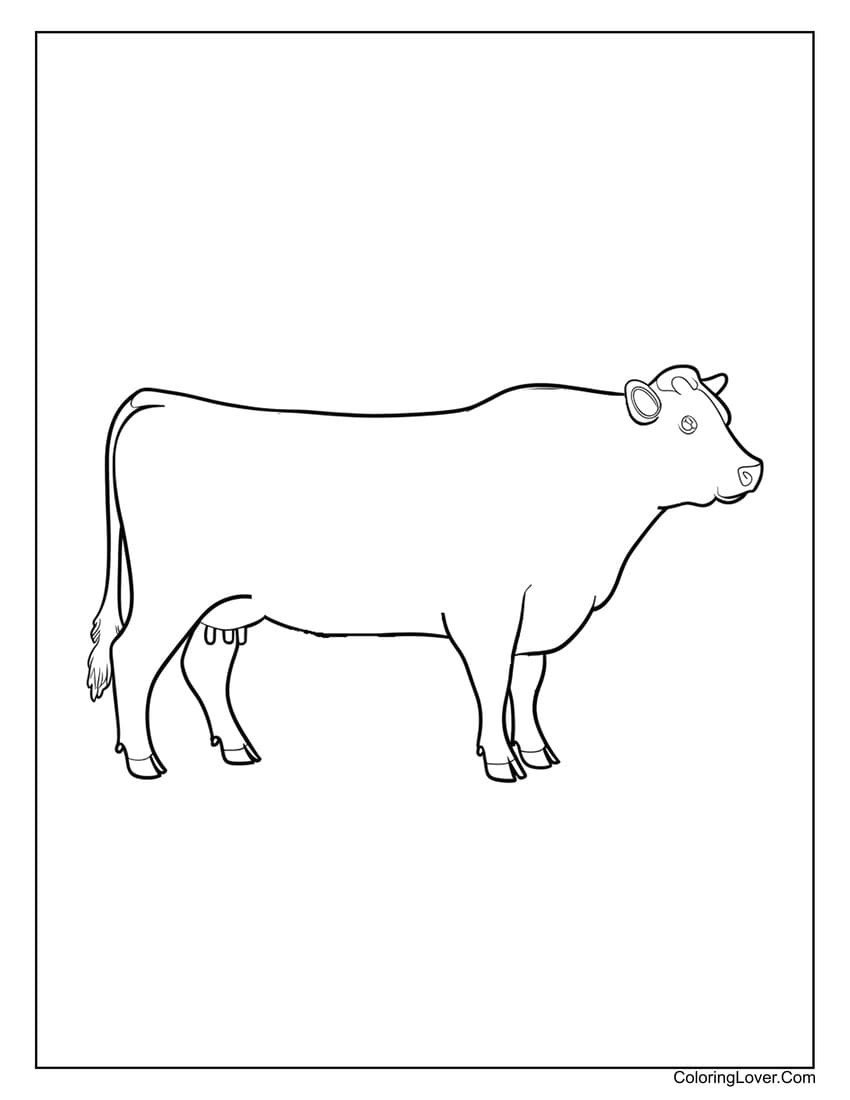 45 Cow Coloring Pages Free Printables For All Ages 