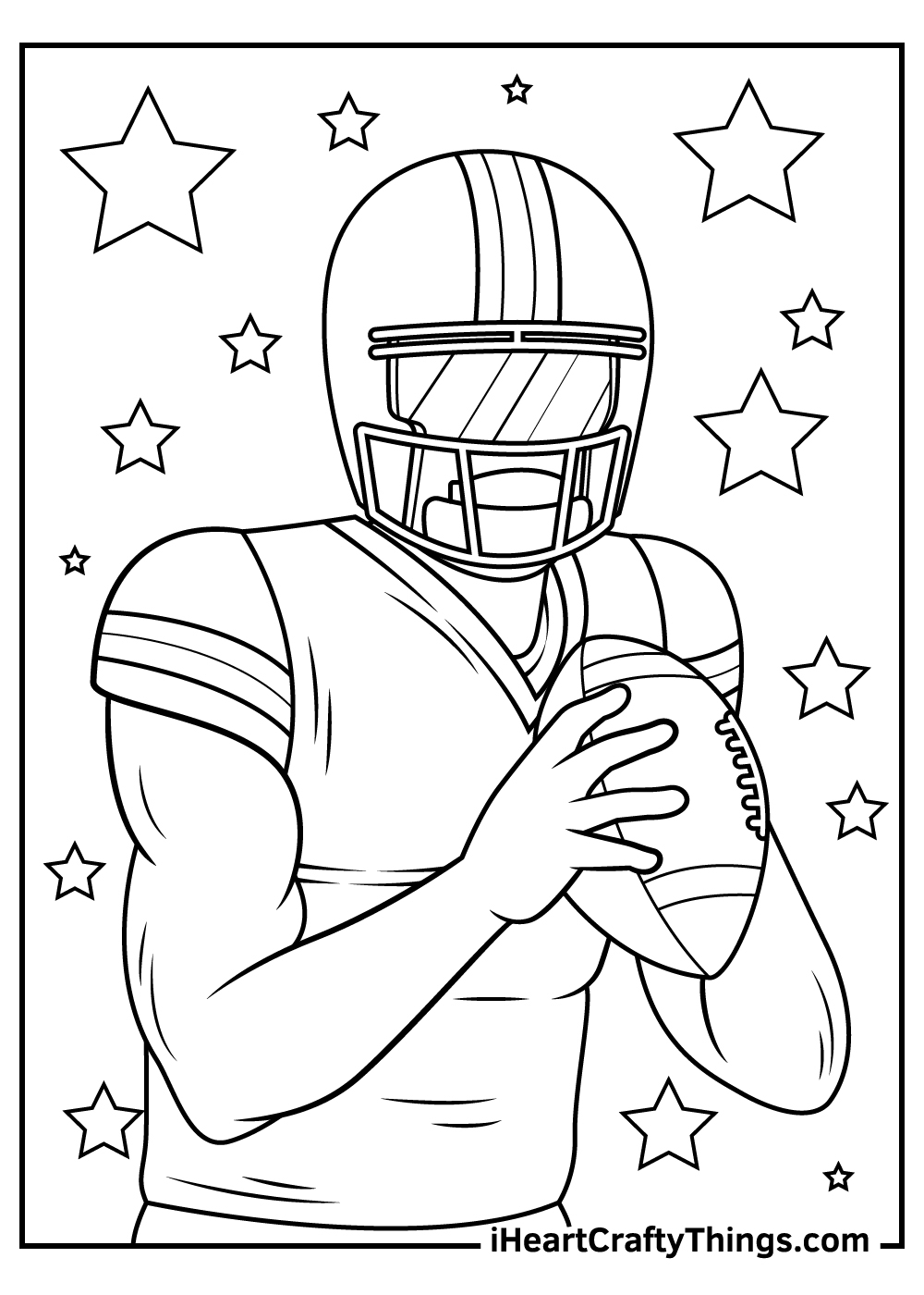 45 Free NFL Football And Super Bowl Coloring Pages To Print