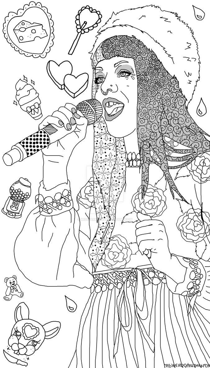 45 Melanie Martinez Coloring Book Pages 14 Funnychildrencoloringpage 