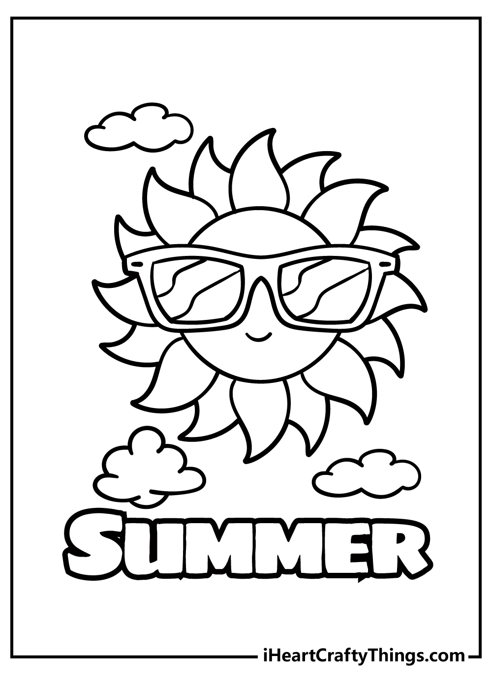 45 Summer Coloring Pages Free To Print Detailed PDF Sheets 