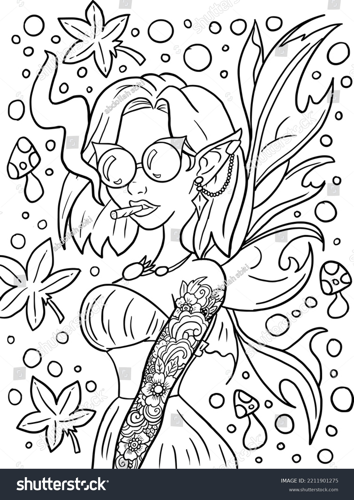 46 Stoner Girl Coloring Pages Royalty Free Images Stock Photos Pictures Shutterstock