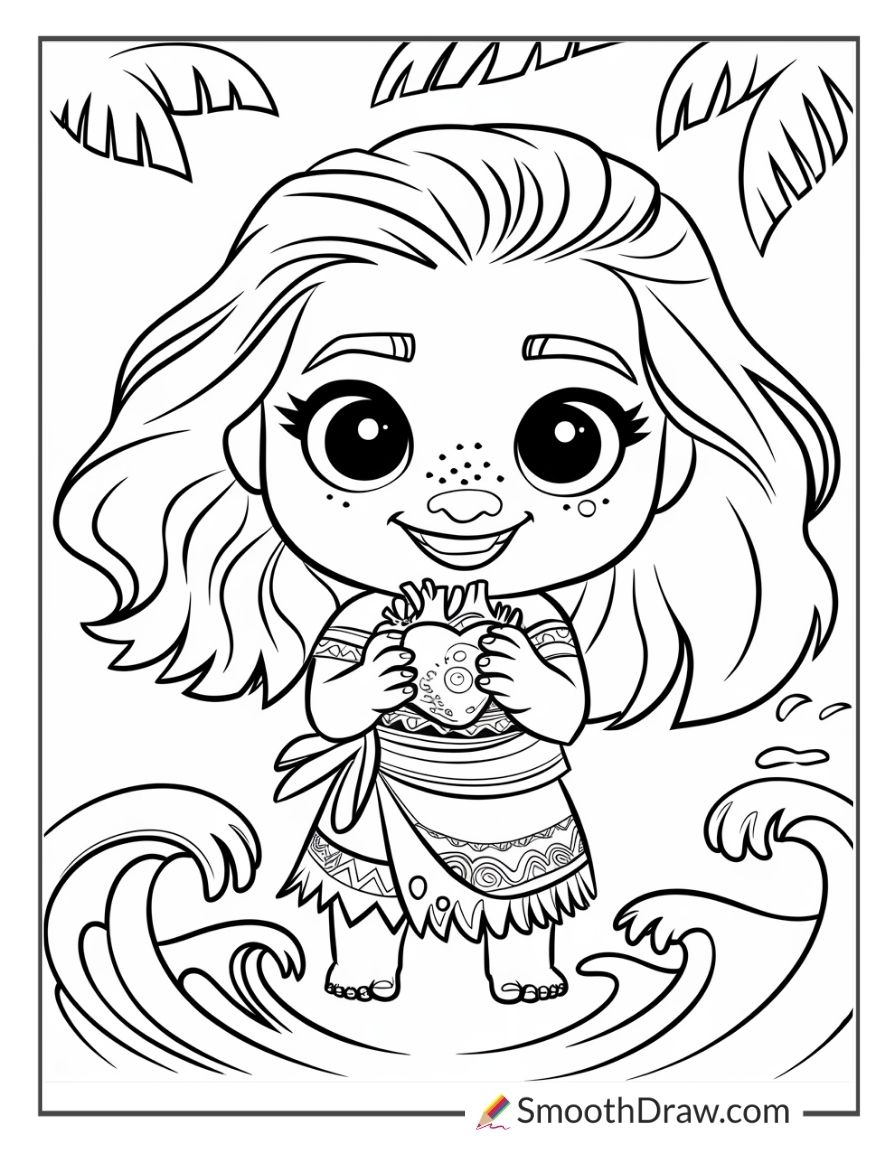 47 Moana Coloring Pages Free PDFs Smooth Draw