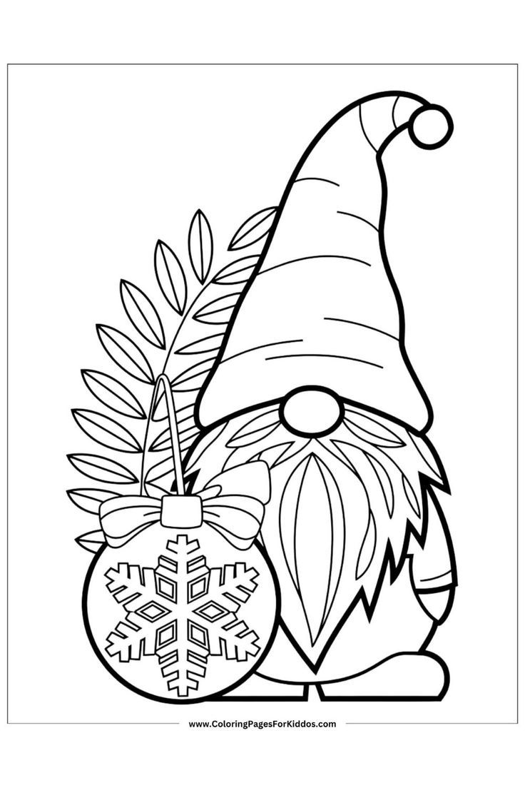 48 Cute December Coloring Pages Printable For Kids