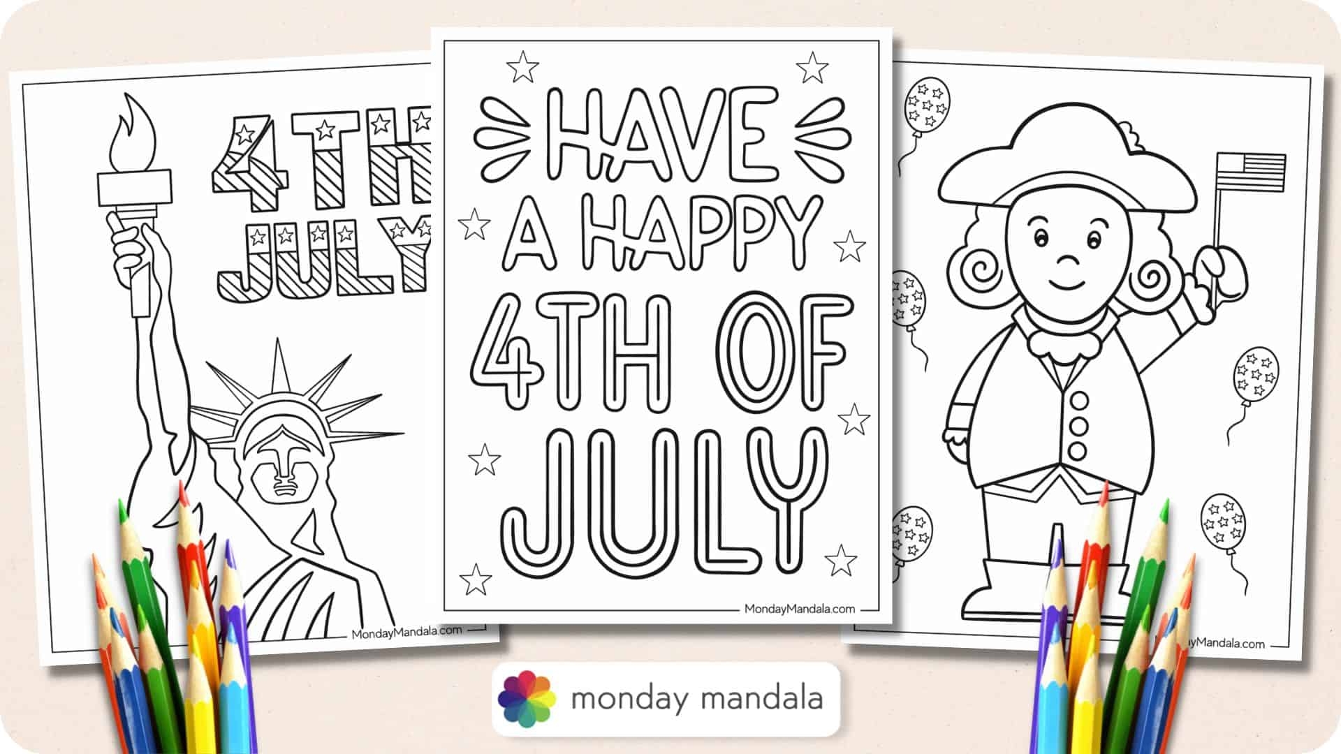 4th of july coloring pages