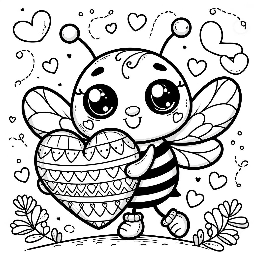 5 Valentines Day Coloring Pages 5 Cute Love Coloring Pages Cute Kids Valentines Day Coloring Etsy Finland
