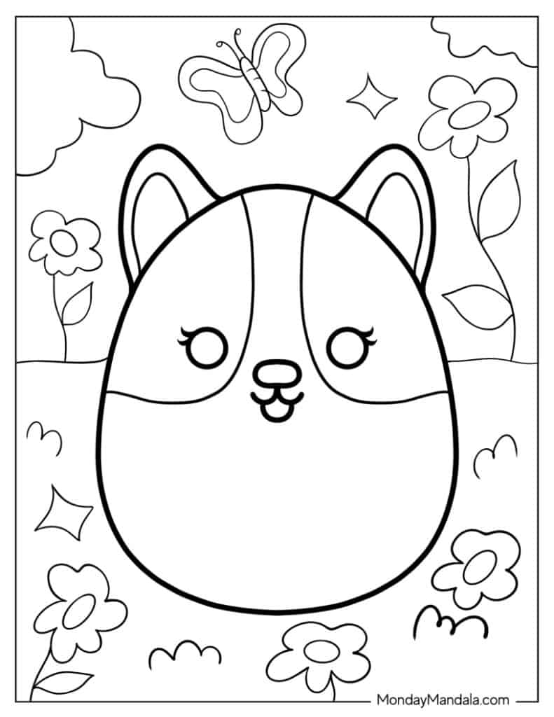 50 Squishmallow Coloring Pages Free PDF Printables 