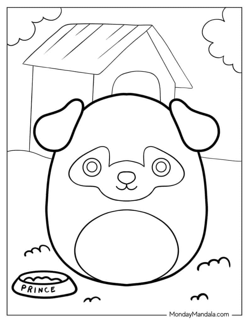 50 Squishmallow Coloring Pages Free PDF Printables 