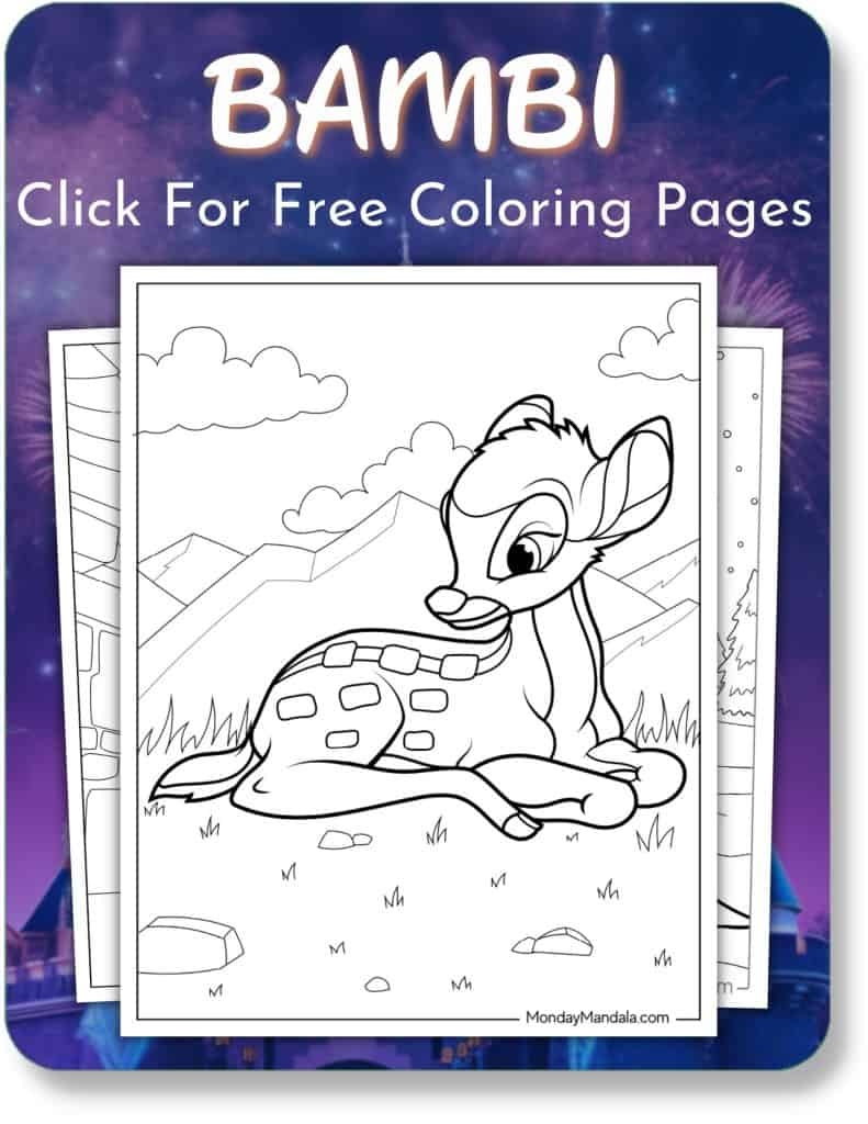 500 Disney Coloring Pages Free PDF Printables 