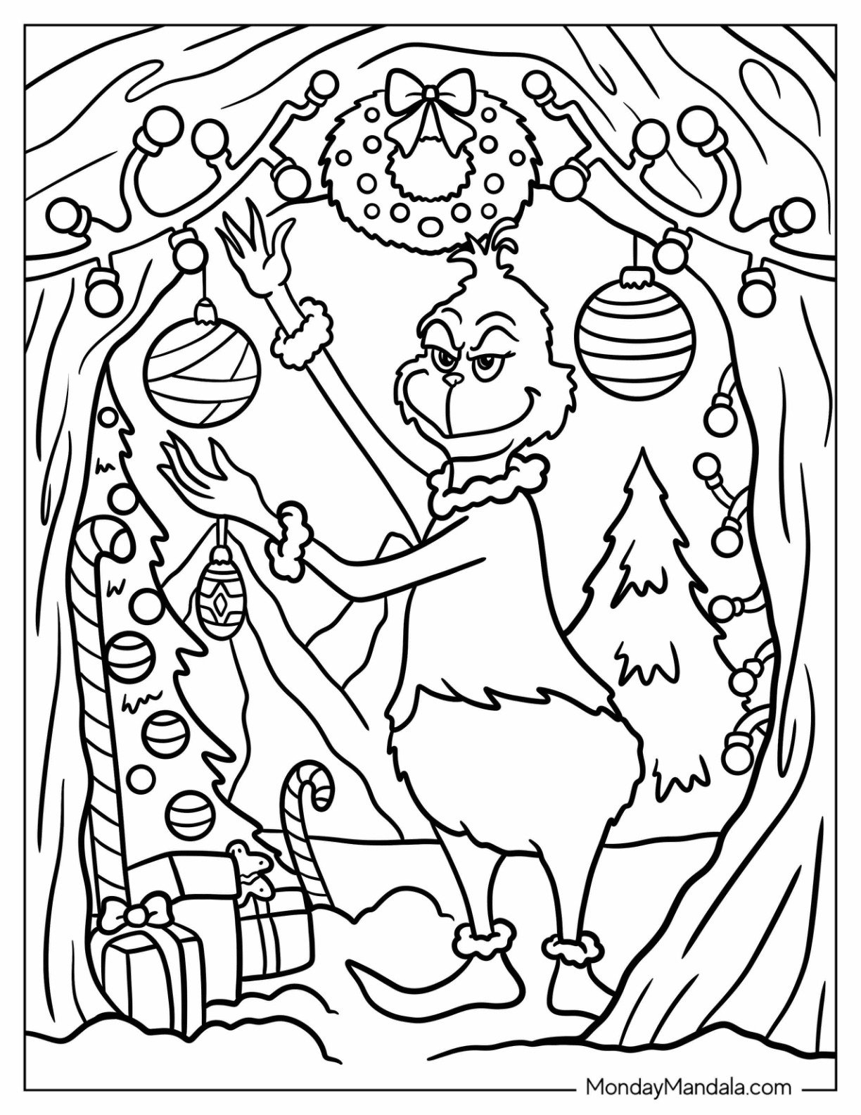 51 Grinch Coloring Pages Free PDF Printables 