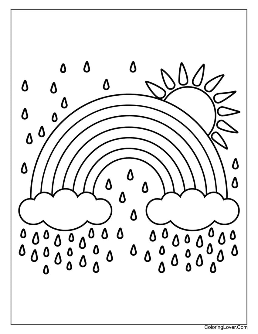 51 Rainbow Coloring Pages Free Printables For Kids 
