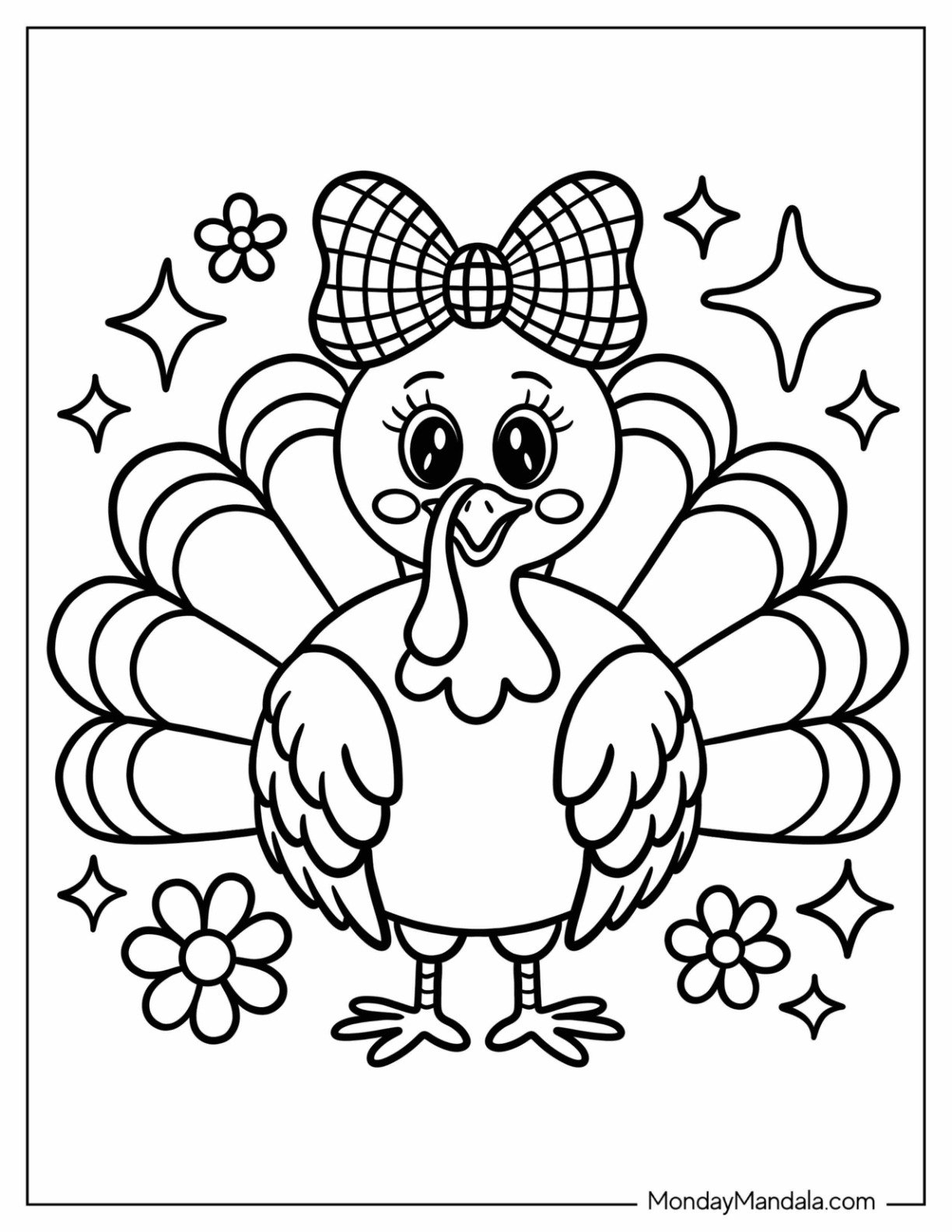 52 Turkey Coloring Pages Free PDF Printables