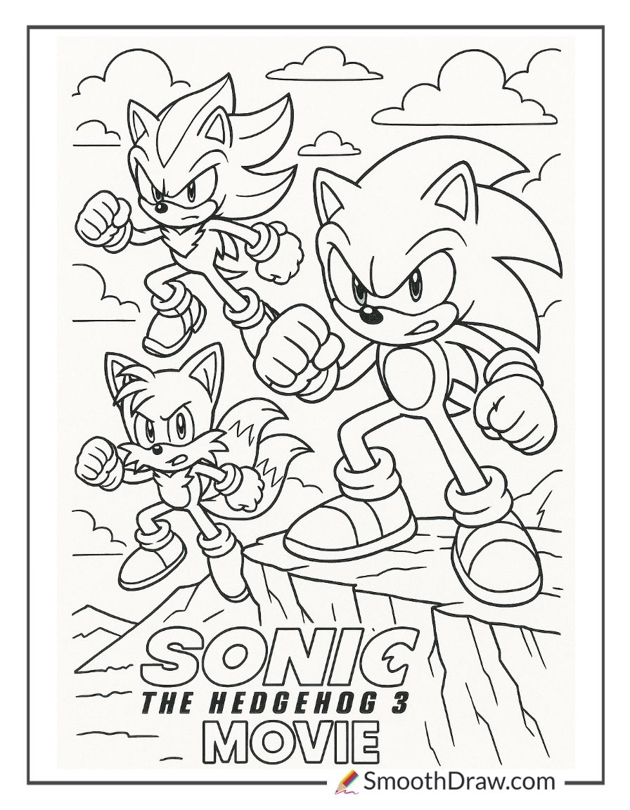 53 Sonic 3 Coloring Pages Smooth Draw