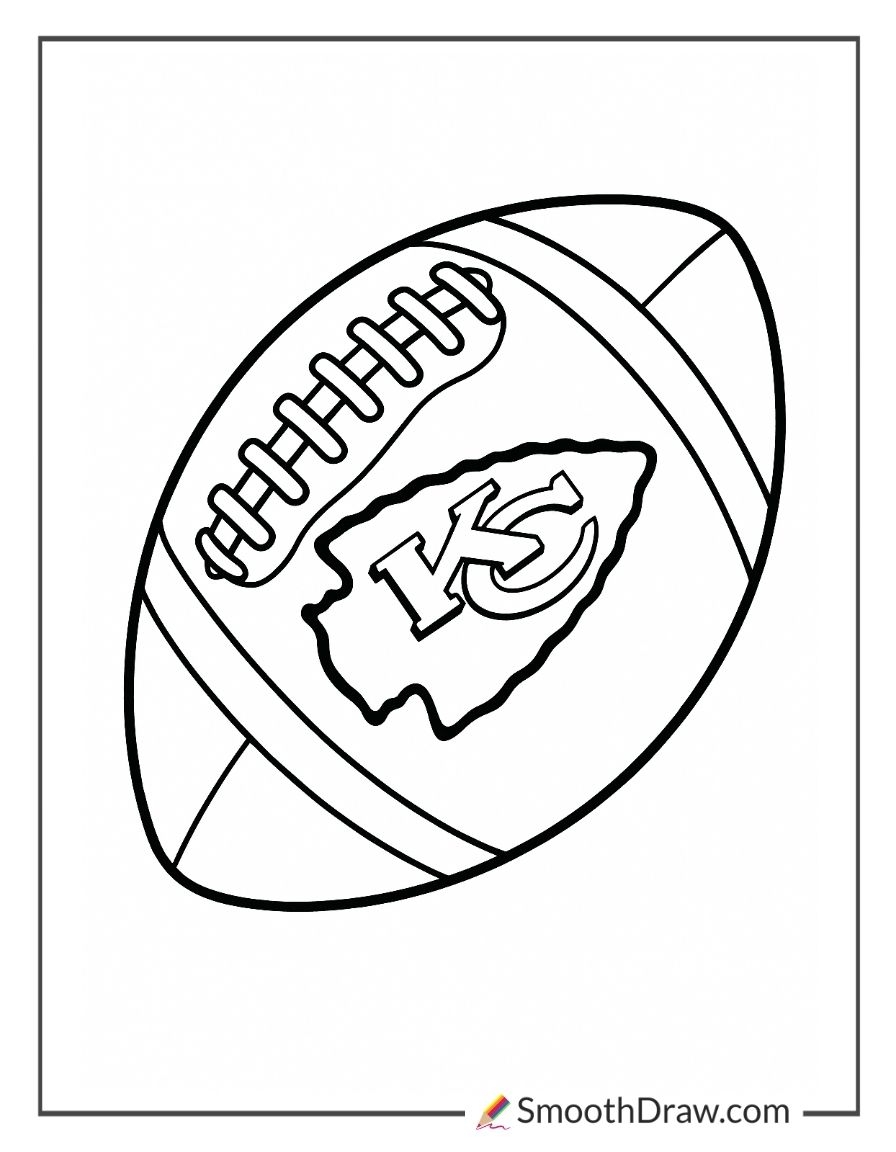 54 Kansas City Chiefs Coloring Pages Smooth Draw