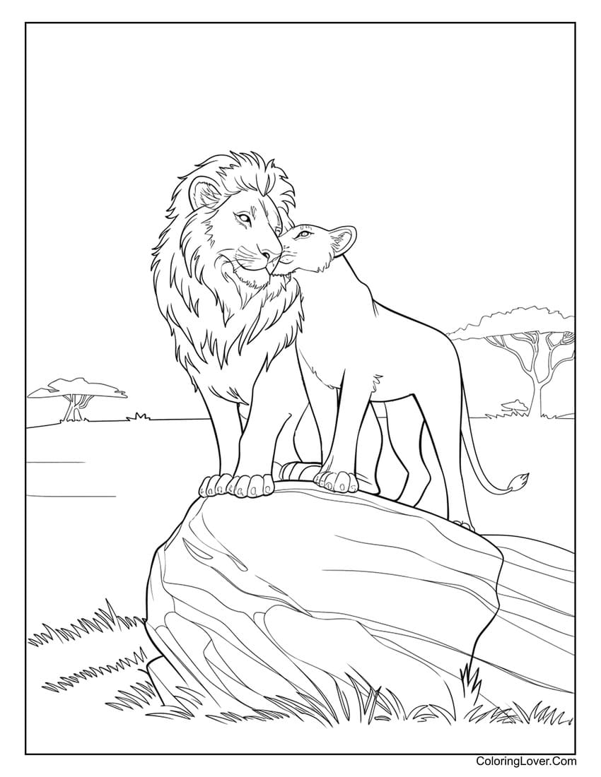 54 Lion Coloring Pages Free Printables For All Ages 