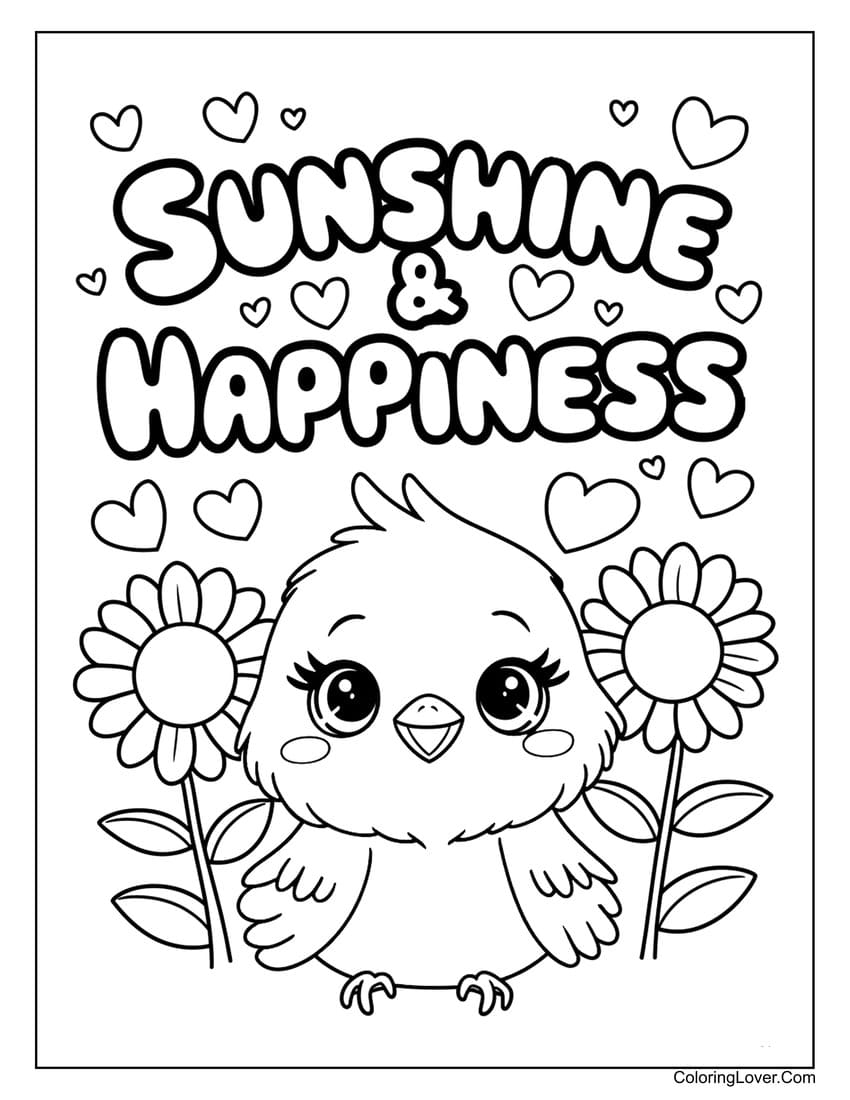 summer animal coloring pages