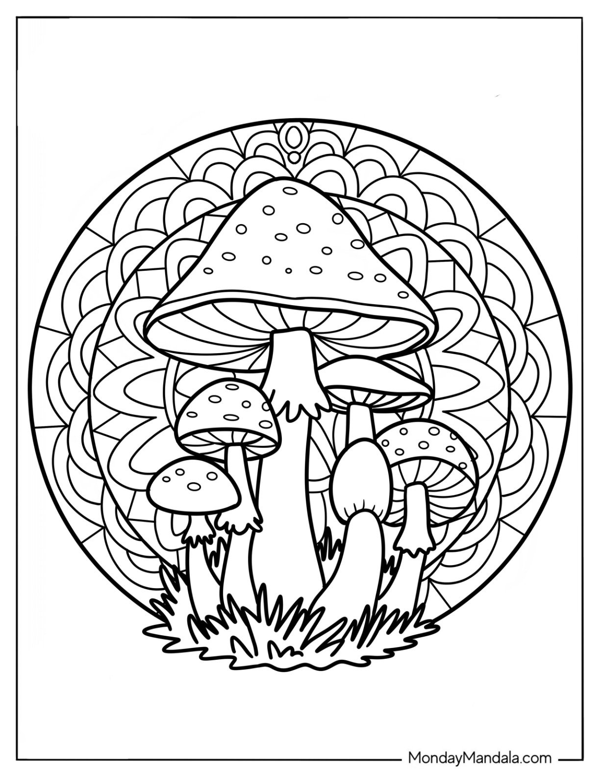56 Mushroom Coloring Pages Free PDF Printables 