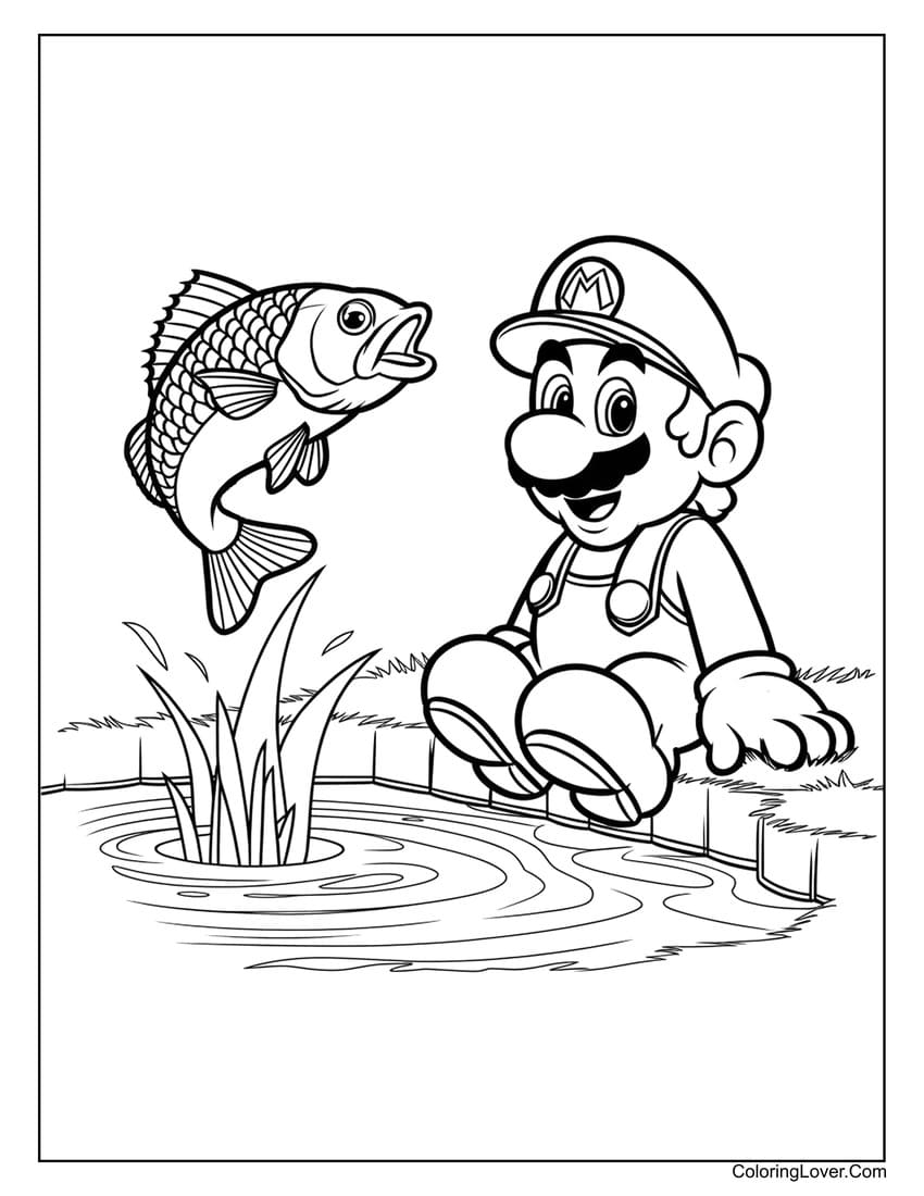 super mario coloring page super mario coloring page