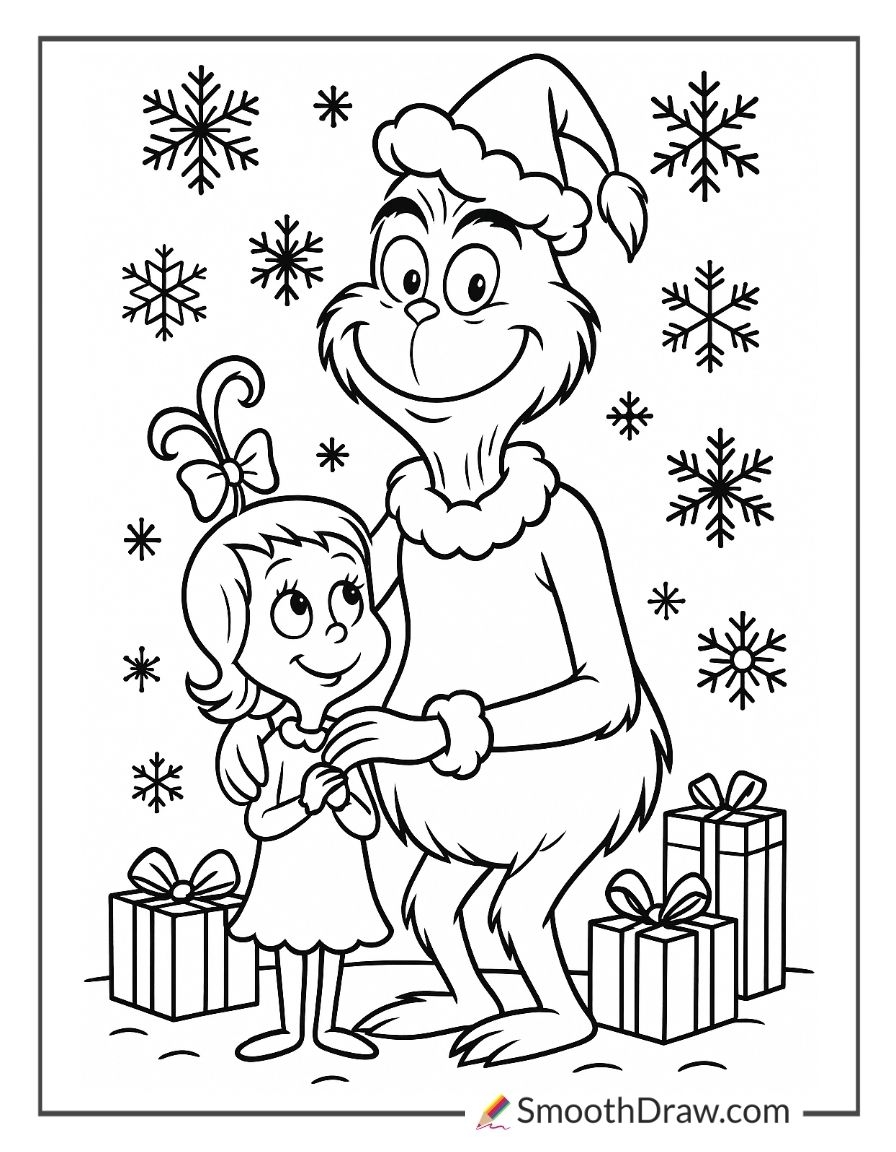 57 Grinch Coloring Pages Free Printables Smooth Draw