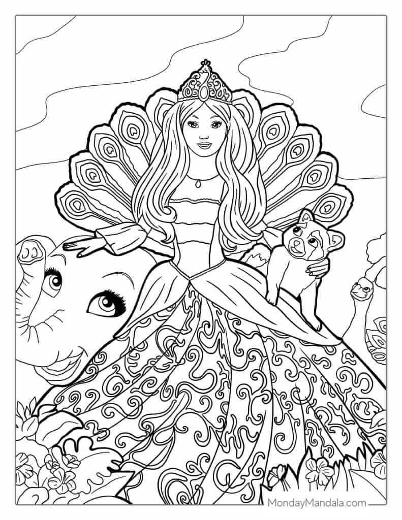58 Barbie Coloring Pages Free PDF Printables 58 Barbie Coloring Pages Free PDF Printables