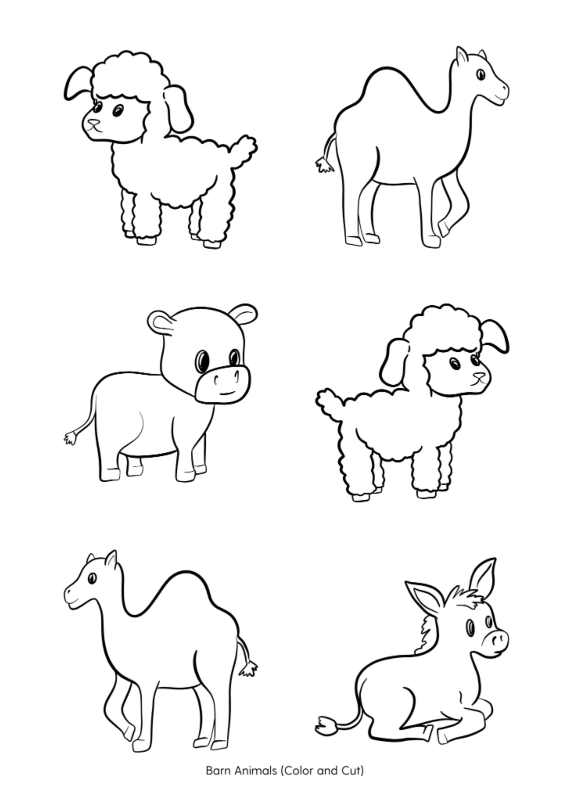 6 Nativity Scene Printable Coloring Pages To Bring The Christmas Story To Life