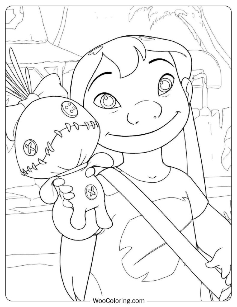 60 Lilo Stitch Coloring Pages Free PDF To Print Woo Coloring
