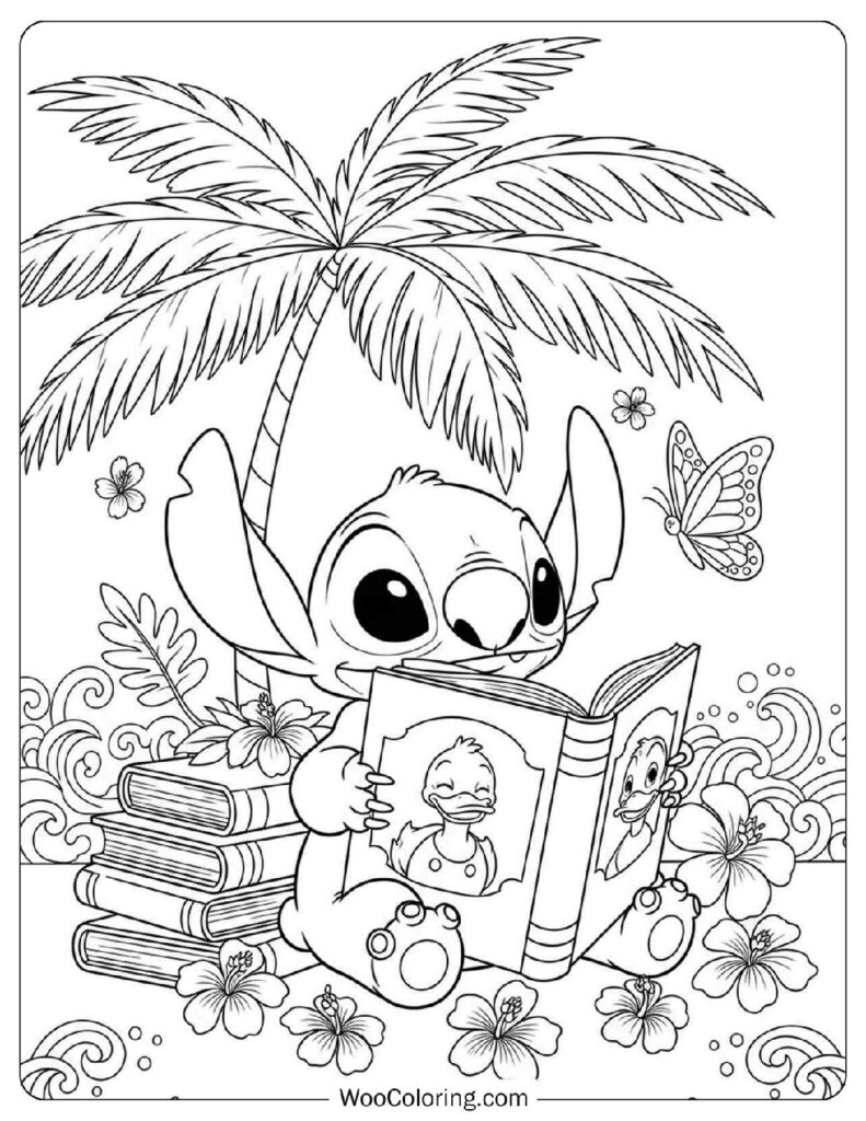 60 Lilo Stitch Coloring Pages Free PDF To Print Woo Coloring