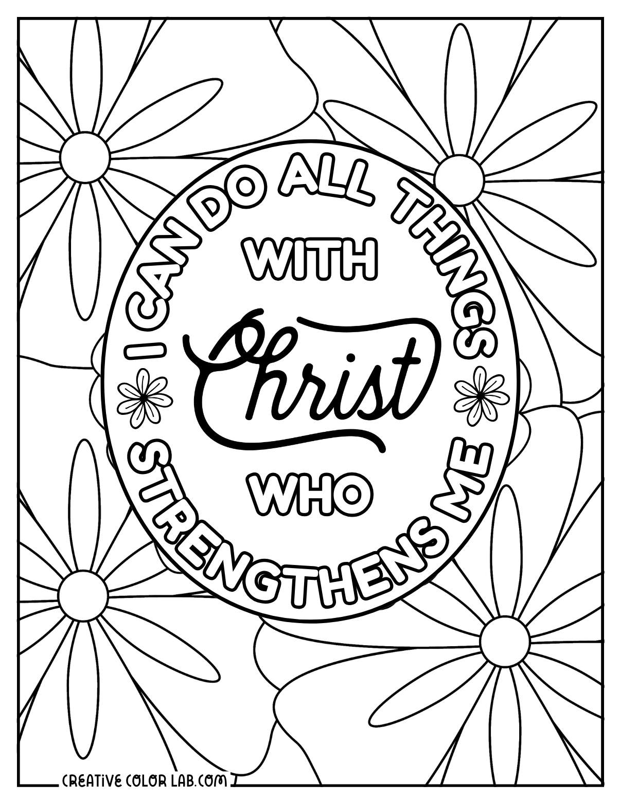 61 Bible Verse Coloring Pages Free Printable Christian Quotes