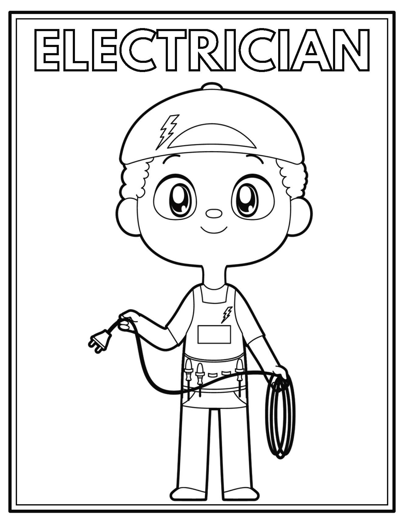 community helpers preschool coloring pages
