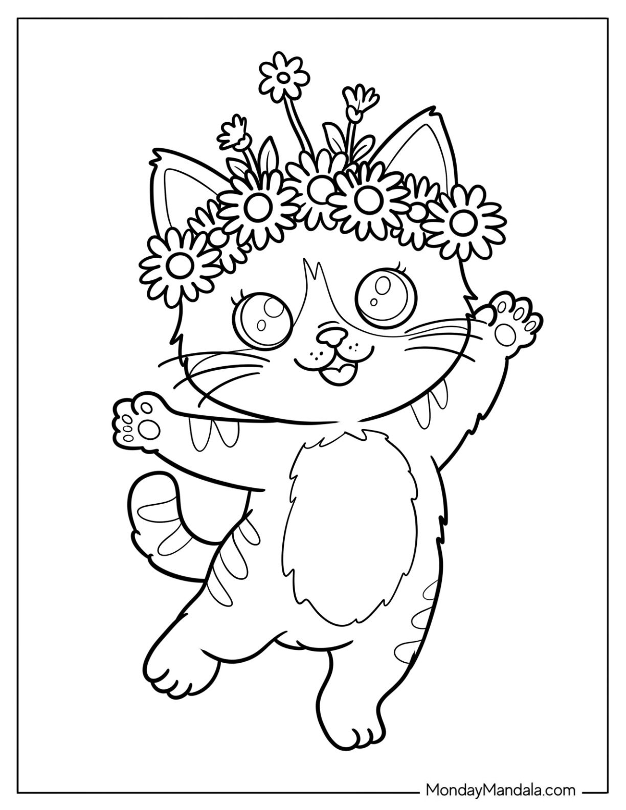 69 Cat Coloring Pages Free PDF Printables 