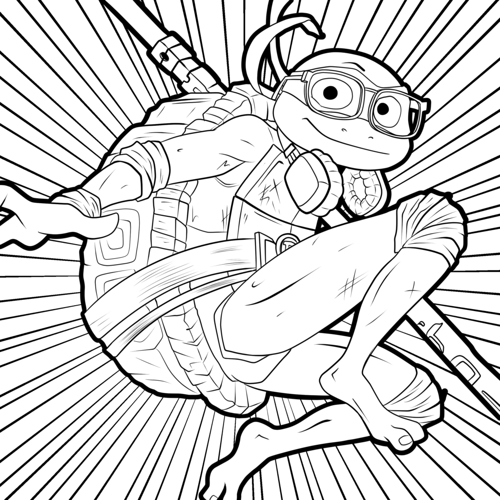 teenage mutant ninja turtles coloring pages