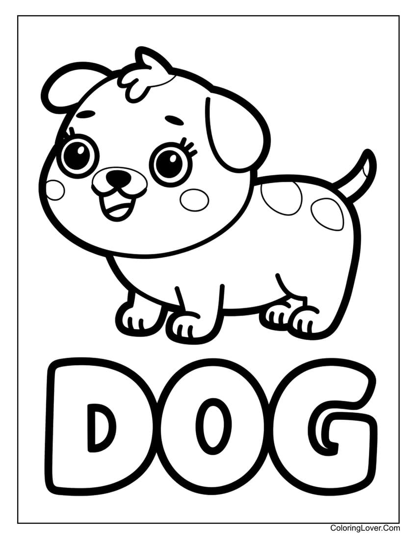 coloring page preschool