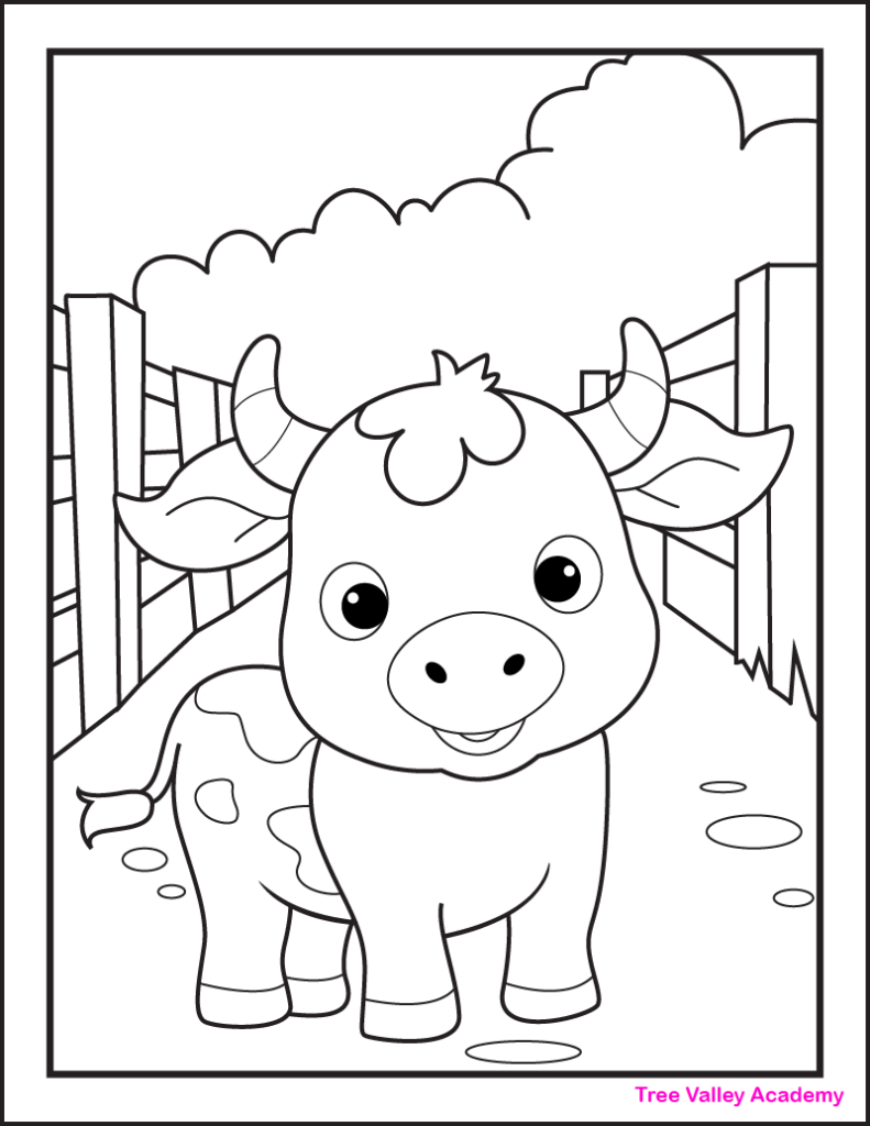 coloring pages of farm animals free