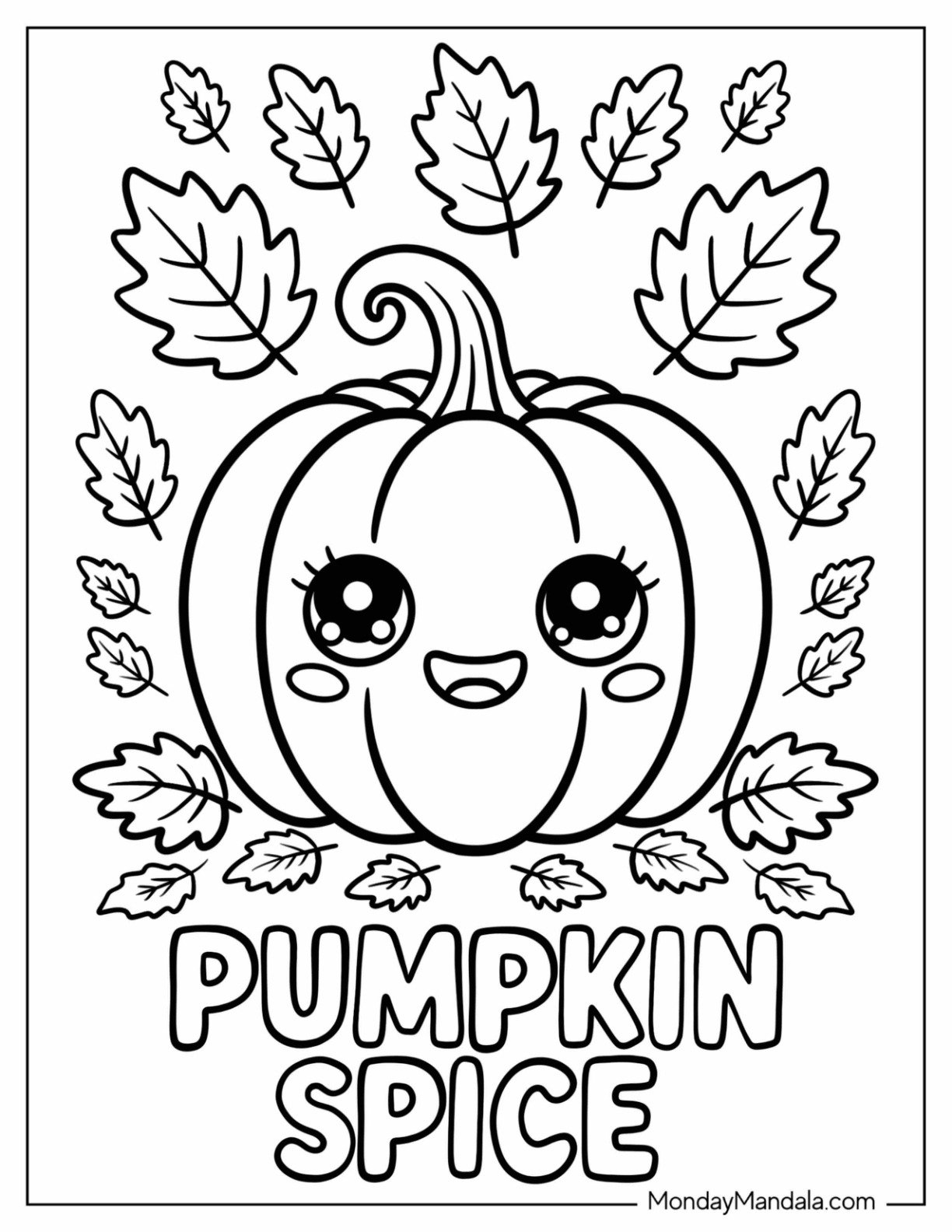 fall leaves coloring pages for preschoolers