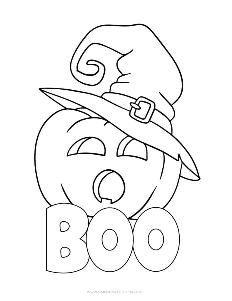 free halloween coloring pages for preschoolers