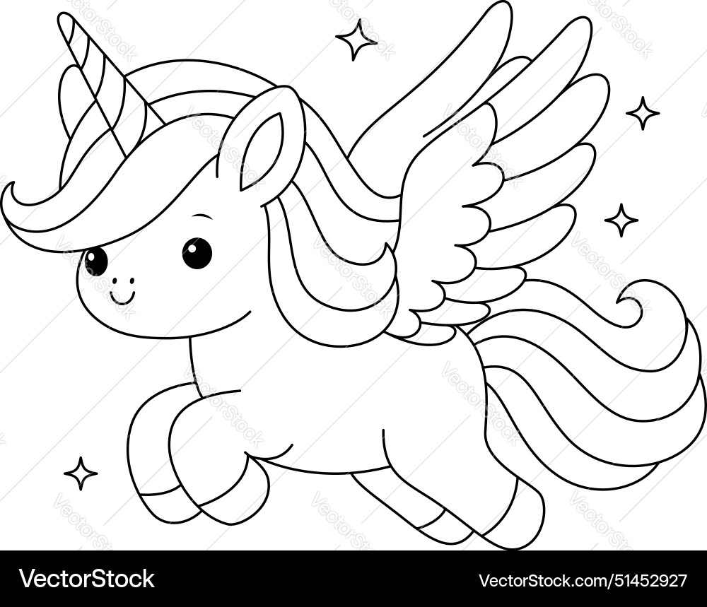 cute unicorn coloring pages