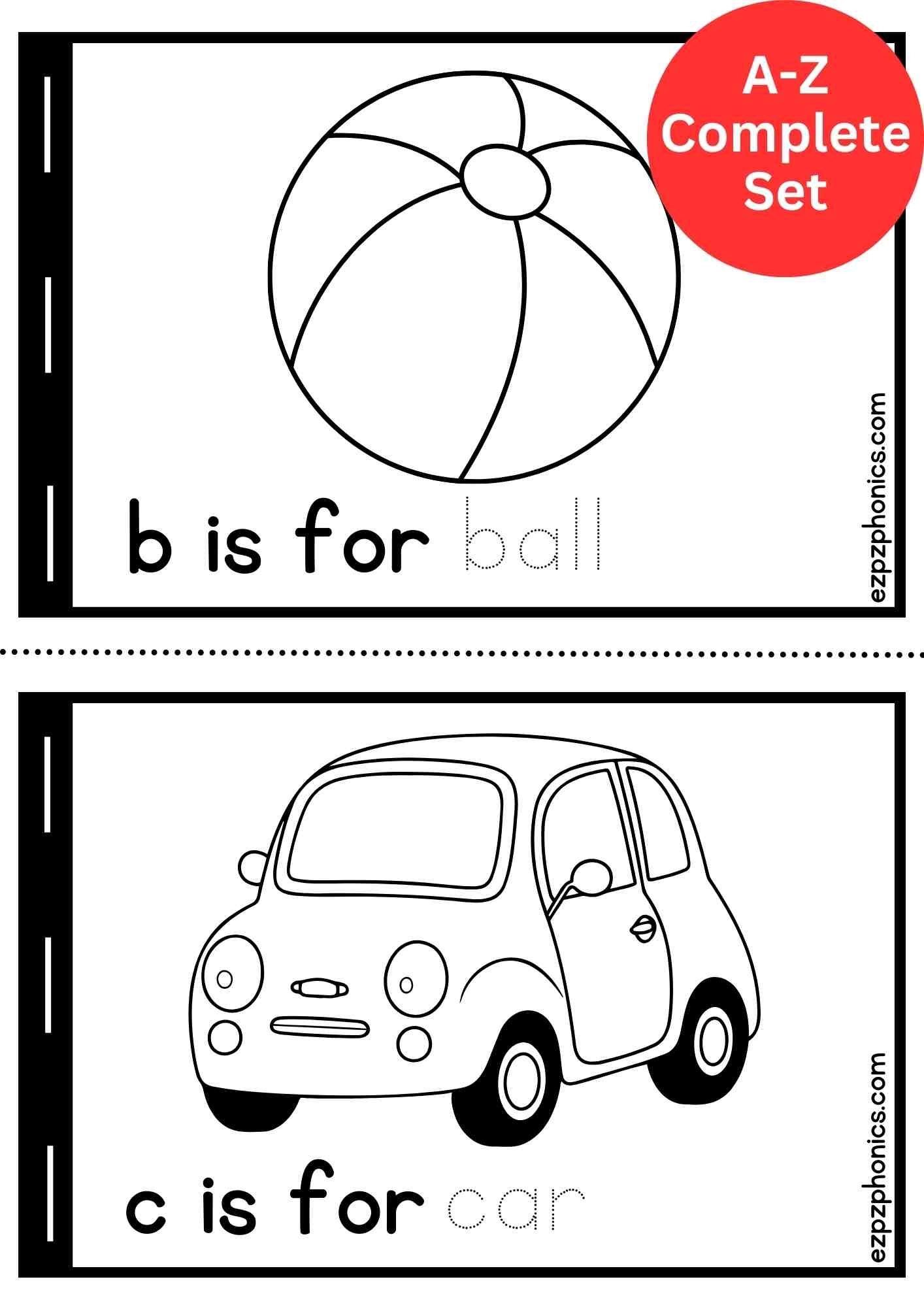 free abc coloring pages for preschoolers