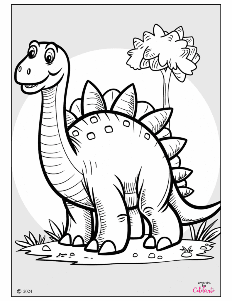 dinosaur coloring pages for preschool
