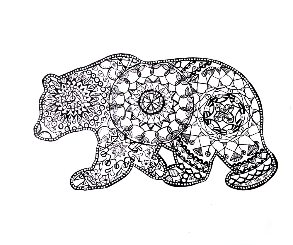 free coloring pages for adults animals