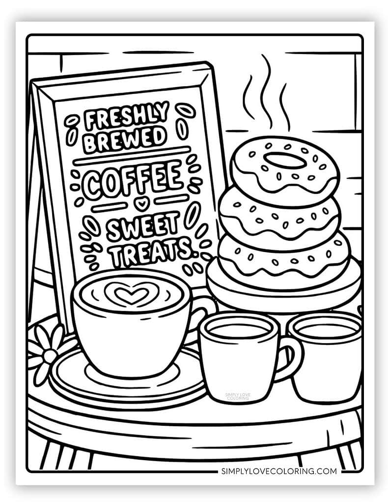 Aesthetic Coloring Pages Free PDF Printables Simply Love Coloring