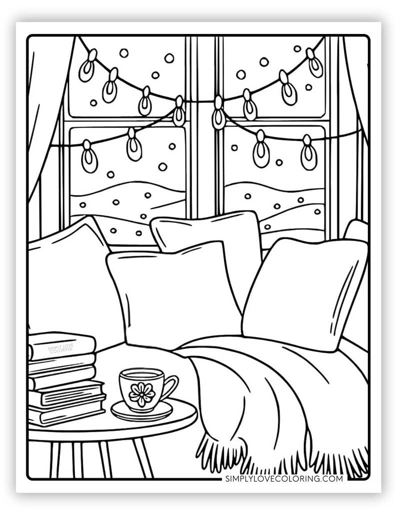 Aesthetic Coloring Pages Free PDF Printables Simply Love Coloring